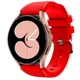 Ремінець для Zepp E - червоний / ширина кріплення 20мм / силікон / Watchbands Gear (W46-9WB82843733) - зображення 1