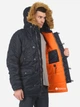 Парка Alpha Industries Slim Fit N-3B Parka S Replica Blue/Orange - изображение 3