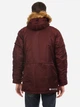 Парка Alpha Industries Slim Fit N-3B Parka XS Maroon/Orange - изображение 2