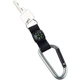 Карабин Munkees 8 mm with strap, compass, keyring grey (3228-GY) - изображение 2