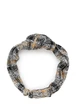 Тюрбан с узлом от MyScarf теплый one size серо-желтый - изображение 2