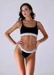 Комплект APRIORI Bralette Tanga L Чорний - зображення 1