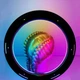 Кольцевая светодиодная цветная лампа RGB LED MJ38 Набор блогера селфи кольцо со штативом Мультиколор 38 см - изображение 6