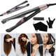 Плойка спиральная для легкого создания локонов hair curler 2в1 утюжок, выпрямитель Черный (D-2019090944) - изображение 3