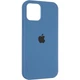 Чехол Fiji Silicone Case для Apple iPhone 12 Pro бампер накладка Full Soft Alaskan Blue - изображение 1
