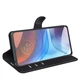 Чохол Fiji Luxury Motorola E7 Power / E7i Power книжка чорний - зображення 4