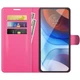 Чохол Fiji Luxury для Motorola E7 Power / E7i Power рожевий книжка - зображення 2