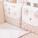Постельный комплект в кроватку Baby Veres Smiling animals beige new 6 единиц 216.06.110*90 - изображение 4