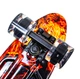 Скейт Penny Board "Fish" Вогонь і лід на LED колесах - зображення 3