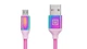 Кабель REAL-EL Premium USB - micro USB тканинна оплетка різноколірний - зображення 4