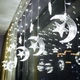 Светодиодная гирлянда штора Звездочки и Месяцы 2.5х1.0м 120 Led (Белый) - изображение 1