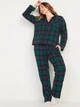 Фланелевая женская пижама Old Navy 1159758541 (Зеленый, XXL) - изображение 1