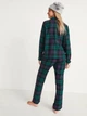 Фланелевая женская пижама Old Navy 1159758541 (Зеленый, XXL) - изображение 6