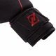 Перчатки боксерские кожаные Zelart VL-3149 (размер 10 oz, Черный-красный) - изображение 3
