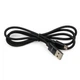 Дата кабель USB 2.0 AM to Micro 5P 1m nylon black Vinga (VCPDCMNB1BK) - зображення 3