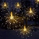 Новогодняя гирлянда, медный провод штора Салют 3,0мХ0,3м 500 LED теплый белый - изображение 1