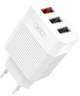 Быстрая зарядка XO L72 3Amax (QC3.0 3USB 3A + кабель TypeC) White (25101) - изображение 3