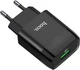 Зарядное устройство Hoco C72Q 18W (QC3.0) порт USB + кабель USB-TypeC Black (25089) - изображение 3
