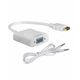 Адаптер переходник конвертер HDMI to VGA AUDIO, 0.15 м + кабель аудио + кабель питания от USB - изображение 1