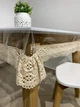 Силиконовая Скатерть с кружевом 270х150 см Кремовый - изображение 3