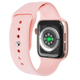 Cмарт-годинник Smart Watch Series 6 HW22 Plus рожевий (сповіщення, дзвінки, голос виклик, бездротова зарядка) - зображення 3