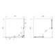 Душевая кабина Primera Frame 100 х 100 х 190 см (стекло серое) (276013) - изображение 2