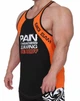 Майка спортивная Big Sam 2290 черно-оранжевая размер XL - изображение 2