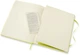 Записная книга Moleskine Classic 19 x 25 см 192 страницы без линовки Лимонная (8056420850901) - изображение 4