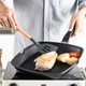 Силіконовий кухонний набір приладдя Kitchen Set 12 предметів (дерево+силікон) темно-сірий - зображення 3