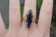 Кольцо Xuping Jewelry Маркиз с синим камнем р16 золотистое - изображение 3