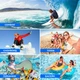 Водонепроницаемый Чехол для телефона VelaSport 5.0 MAX до 6,8 дюймов Размер L кейс для фото и видео 18х10х2,5см. IPX8 погружение до 20м. Универсальный Противоударный Белый - изображение 5