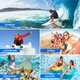 Водонепроницаемый Чехол для телефона VelaSport 5.0 MAX до 6,8 дюймов Размер L кейс для фото и видео 18х10х2,5см. IPX8 погружение до 20м. Универсальный Противоударный Черный - изображение 5