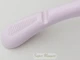 Плечики вешалки Hanger TZ6681 39 см нежно сиреневого цвета пластмассовые с ребристым плечом - изображение 2