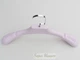 Плечики вешалки Hanger TZ6681 39 см нежно сиреневого цвета пластмассовые с ребристым плечом - изображение 4