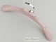 Плечики вешалки Hanger TZ6681 39 см нежно розового цвета пластмассовые с ребристым плечом - зображення 3