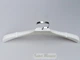 Плечики вешалки Hanger TZF1101 39 см белого цвета пластмассовые с ребристым плечом - изображение 4