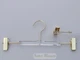 Плечики Mainetti Group серия Cristallo 30 см прозрачные акриловые для брюк и юбок - изображение 1