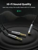 ​Аудио кабель сплиттер разветвитель Ugreen 3.5 mm female to 2×3.5 mm male cable 50255 black/grey - зображення 4