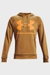Чоловіче гірчичне худо UA Rival Fleece Big Logo HD Under Armour LG 1357093-277 - зображення 5