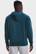 Мужское синее худи UA Rival Fleece Big Logo HD Under Armour LG 1357093-413 - изображение 3