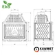 Камінна топка KAWMET W17 Panorama (16.1 kW) EKO - изображение 8