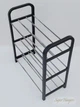 Полка для взуття Shoe Rack BNP3 чорного кольору на 3 яруса - зображення 1