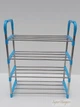Полиця для взуття Shoe Rack BLZ4 блакитного кольору на 4 яруса - зображення 2