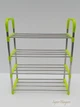 Полиця для взуття Shoe Rack SNZ4 салатного кольору на 4 яруса - зображення 2