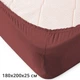 Простирадло на резинці трикотажне GM TEXTILE 180х200х25см 120г/м2 (Коричневий) - зображення 2