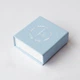 USB флешка кожаная белая на 8Гб и коробка подарочная Другу LSite(NLZ1blue) - изображение 2