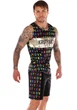 Комплект чоловічий з шортами Krutyakov BRIGHT LETTERS XL чорний 2245615 - изображение 3