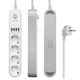 Удлинитель сетевой Ldnio 4 розетки, 4 USB SE4432 3,4a - изображение 1