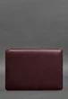 Шкіряний чохол BN для MacBook 14 дюйм, бордовий Crazy Horse - изображение 3