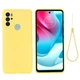 Захисний чохол Deexe Silicone Case для Motorola Moto G60s - Yellow - зображення 2